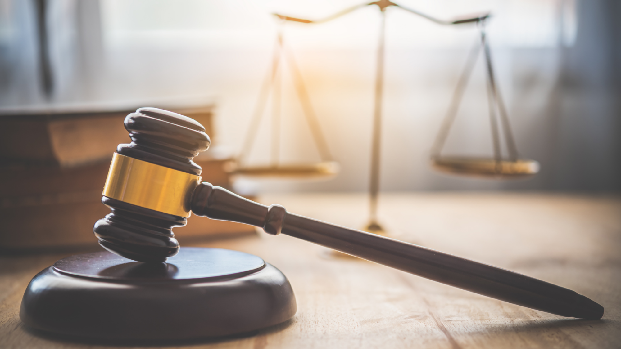 Scales of Justice and Gavel