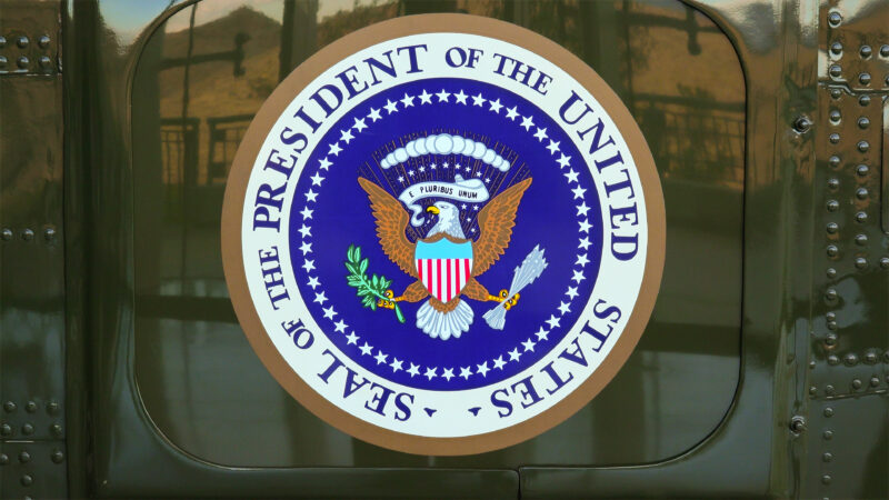 Presidential Seal on Marine One