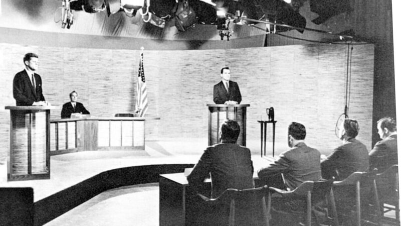 Still from JFK Nixon debate in 1960.