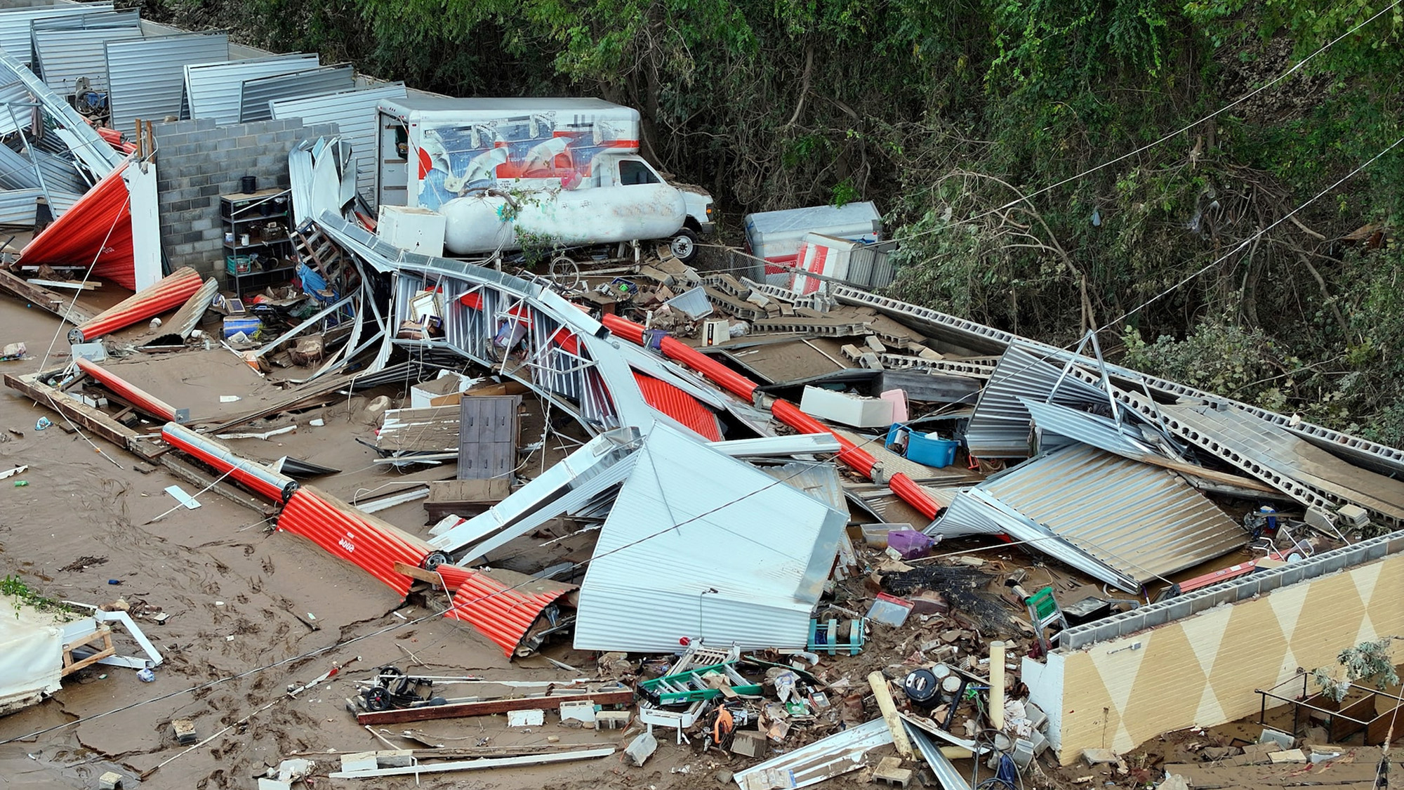 The damage after Hurricane Helene