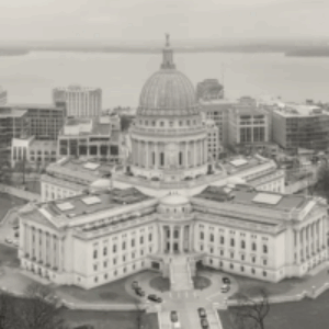 The Wisconsin Capitol.