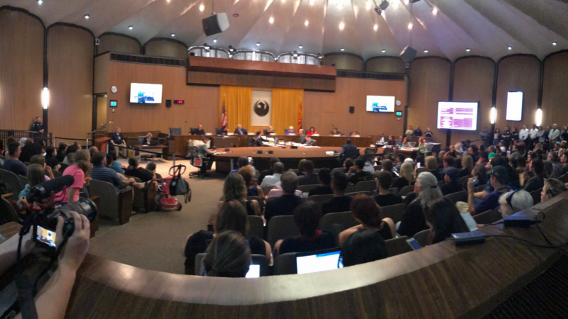 A community meeting in Phoenix in 2019