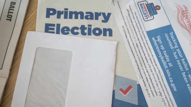 The paperwork for a primary election