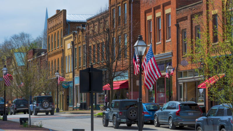 A main street in Tennessee