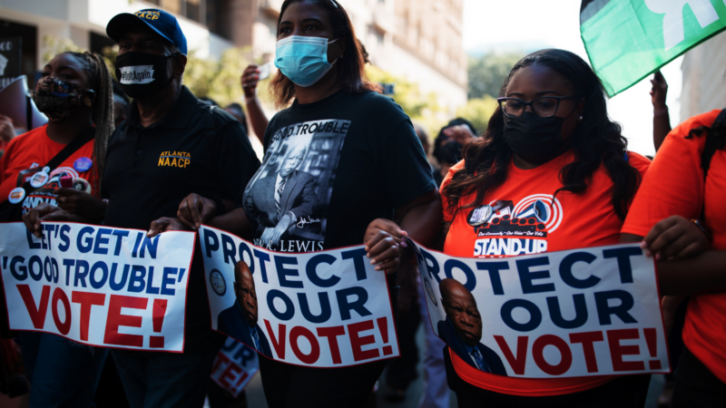 Protest to protect your vote in 2021