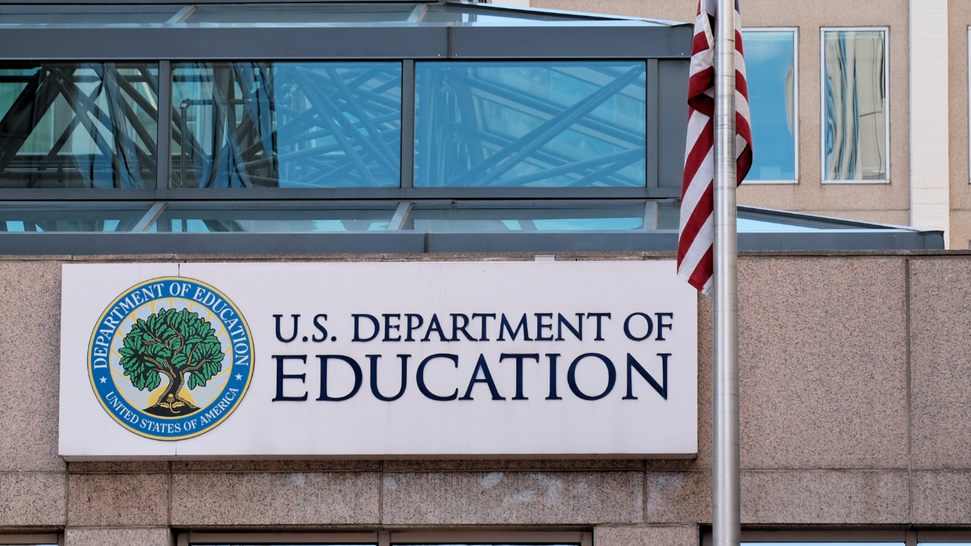 The Department of Education building in Washington, DC