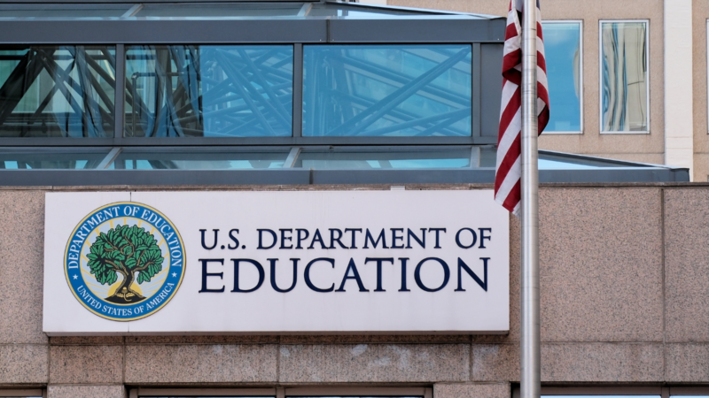 The Department of Education building in Washington, DC